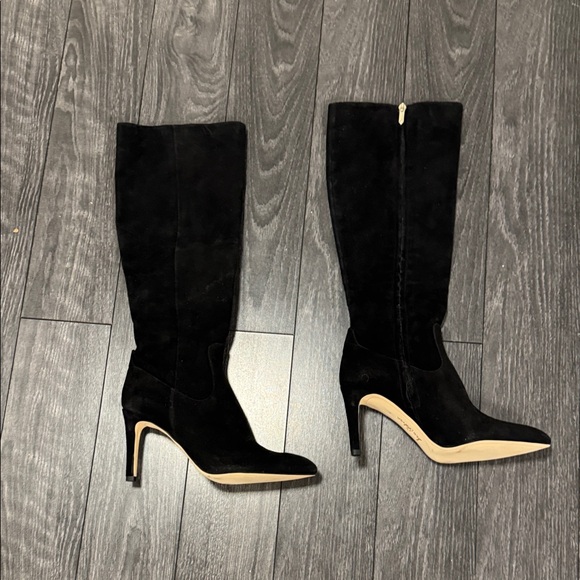 Sam Edelman Uma Knee High Black Suede Boots. 9.5  New! Never Worn. - Picture 3 of 8